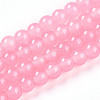 Baking Painted Imitation Jade Glass Round Bead Strands X-DGLA-Q021-6mm-03-1