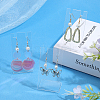10Pcs L Shaped Acrylic Single Necklace Display Stands NDIS-SC0001-02A-5