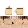 304 Stainless Steel Pendant Cabochon Settings STAS-A194-05I-G-3
