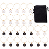 24Pcs 24 Style Alloy Enamel Wine Glass Charms AJEW-TAC00005-1