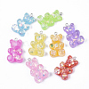 Transparent Resin Pendants CRES-N022-103-1