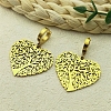 304 Stainless Steel Heart Tree Hoop Earrings for Women EJEW-S239-01G-1