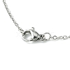 Non-Tarnish 304 Stainless Steel Pendant Necklace for Women NJEW-JN04387-03-5