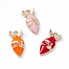 Alloy Enamel Pendants PALLOY-P287-12G-1