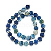 Natural Banded Agate Beads Strand G-I376-A42-01-2