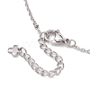 304 Stainless Steel Satellite Chain Bracelet Making AJEW-JB01298-02-4