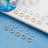 Beebeecraft 80Pcs 2 Colors Brass Split Rings KK-BBC0014-04A-4