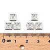 Brass Rhinestone Spacer Beads RSB072-17S-2