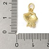 Rack Plating Brass Micro Pave Cubic Zirconia Charms KK-P279-15G-3