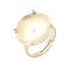 Adjustable Brass 4 Prong Ring Settings KK-K414-04A-G-1