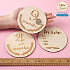 Basswood Milestone Cards WOOD-TA0001-41A-7