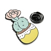 Cactus & Flower Enamel Pins JEWB-P021-B03-3