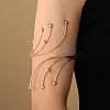 Alloy Arm Cuff Bangles WGA5578-01-1