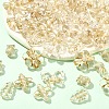 60G 6 Styles Metal Enlaced Transparent Acrylic Beads MACR-YW0003-43-2