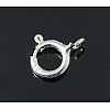 Sterling Silver Spring Ring Clasps X-STER-A007-24E-2