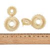 Brass Dangle Stud Earrings for Women EJEW-JE07435-5