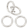 Unicraftale 4Pcs 304 Stainless Steel Spring Gate Rings STAS-UN0045-72-1