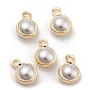 ABS Plastic Imitation Pearl Charms FIND-C039-02B-1