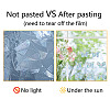 Waterproof PVC Colored Laser Stained Window Film Static Stickers DIY-WH0314-085-8