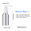 50ml Aluminium Lotion Pump Bottle MRMJ-WH0037-11B-01-2