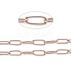 Ion Plating(IP) 304 Stainless Steel Paperclip Chains CHS-F010-01B-RG-01-1