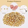 300Pcs 3 Style Brass Beads KK-FH0004-03-4