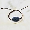 Natural Lapis Lazuli Beads Braided Bead Bracelets BJEW-Q070-01G-1