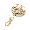 Tree of Life Alloy Pendant Decorations HJEW-JM01933-4