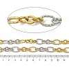 Ion Plating(IP) 304 Stainless Steel Two-Tone Link Chains CHS-M006-08PG-3