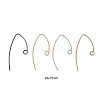 32Pcs 4 Colors Brass Earring Hooks KK-LS0001-18-2