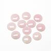 Natural Rose Quartz Cabochons G-R416-8mm-48-1