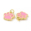 Rack Plating Brass Enamel Charms KK-C008-17G-02-3