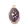 Natural Amethyst Pendants G-K333-01D-2