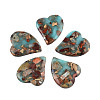 Synthetic Aqua Terra Jasper Pendants G-S329-056-1