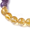 4Pcs 4 Styles Natural Gemstone Beads Stretch Bracelets Sets BJEW-JB11010-4