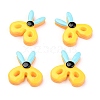 Opaque Resin Cabochons LS-CRES-B002-18-1