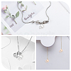 8Pcs 2 Colors 304 Stainless Steel Charms STAS-UN0028-65-6