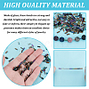   1400Pcs 7 Colors Glass Bugle Beads SEED-PH0002-14-4