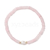Natural Gemstone & Cultured Freshwater Pearl Beads Stretch Bracelets for Women BJEW-JB13473-3