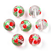 Transparent Handmade Lampwork Beads LAMP-T011-26B-3