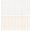 SUNNYCLUE 500Pcs 2 Colors 304 Stainless Steel Flat Head Pins STAS-SC0005-49-1