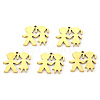 PVD Vacuum Plating 304 Stainless Steel Charms STAS-N092-81G-1