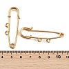 Ion Plating(IP) 304 Stainless Steel Safety Pins Brooch Findings STAS-K252-05A-G-3