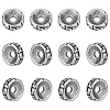 Unicraftale 12Pcs Retro Ion Plating(IP) 304 Stainless Steel Spacer Beads STAS-UN0054-78-1