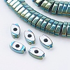 Vacuum Plating Electroplate Non-magnetic Synthetic Hematite Beads Strands G-F534-D-3