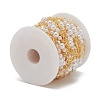 Handmade CCB Plastic Imitation Pearl Beaded Chains CHC-K011-23G-4