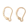 Brass Leverback Earring Findings X-KK-Q770-11G-1