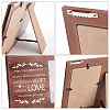 MDF Wood Photo Frames DIY-WH0231-054-4