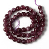 Natural Quartz Beads Strands X-G-R479-8mm-04-2