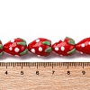 Handmade Lampwork Beads Strands X-LAMP-R109B-15A-4
